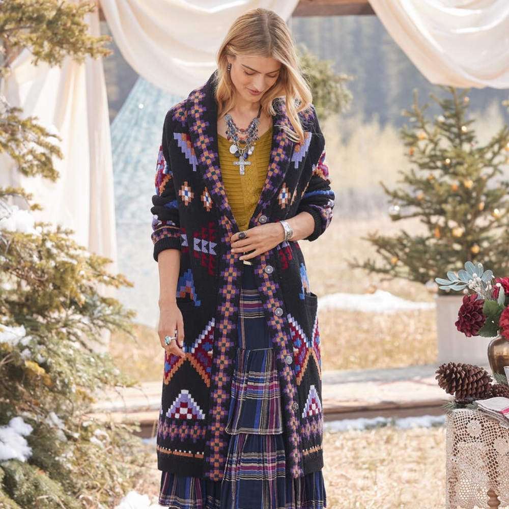 Sundance Quiet Snowfall Sweater Coat